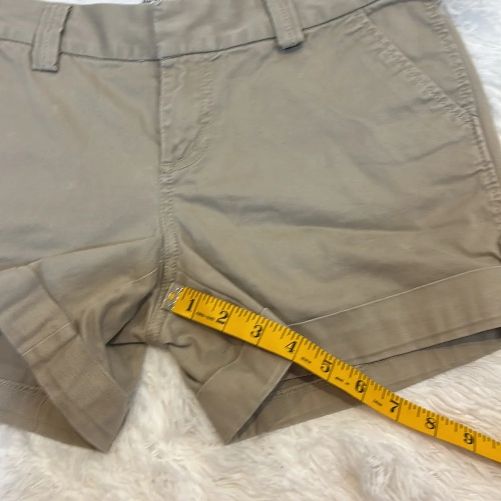 Banana Republic Shorts 2 Pair Womens Khaki Navy Cuffed Weekend Short Size 4